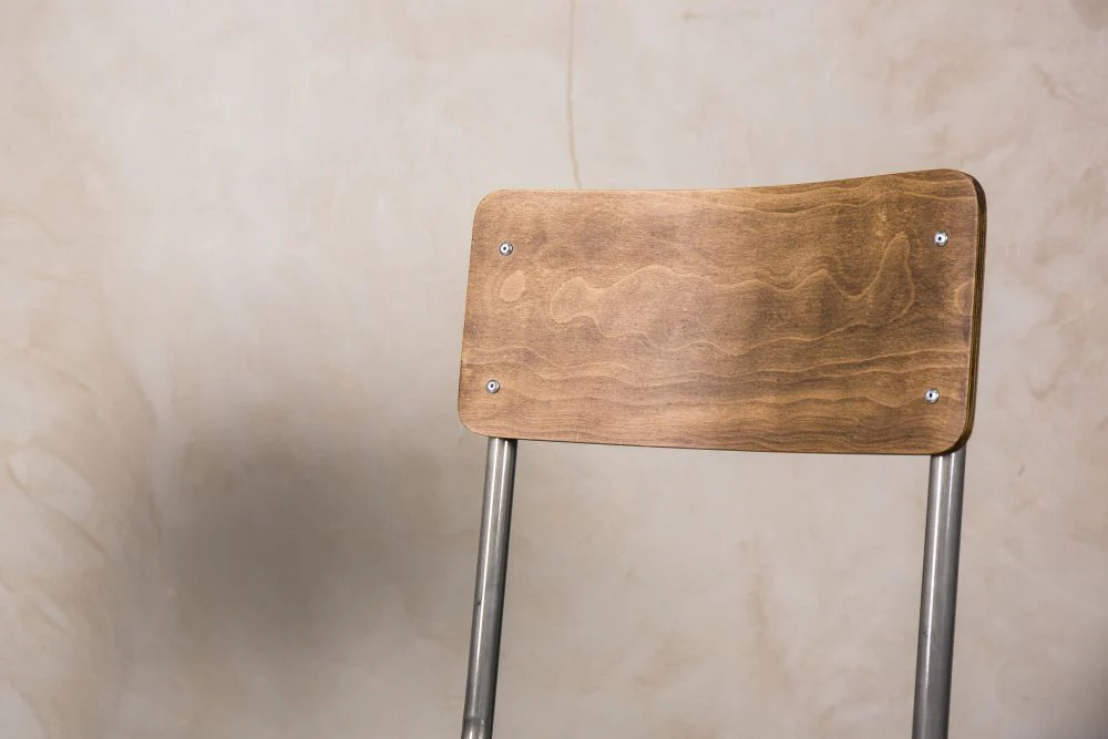 Battersea School Style Stackable Cafe Chair - Image 3