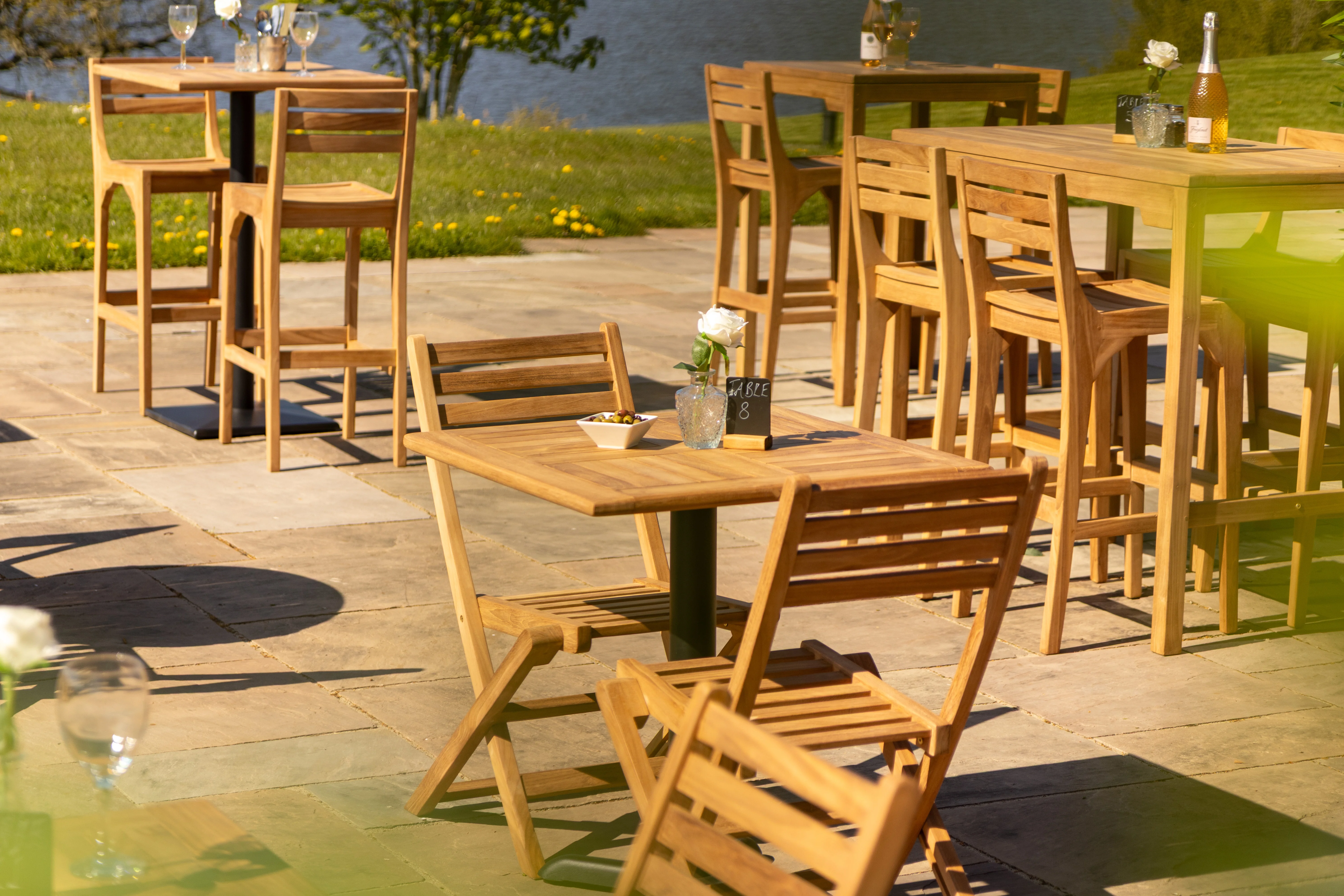 Stackable Outdoor Restaurant Table - Image 4