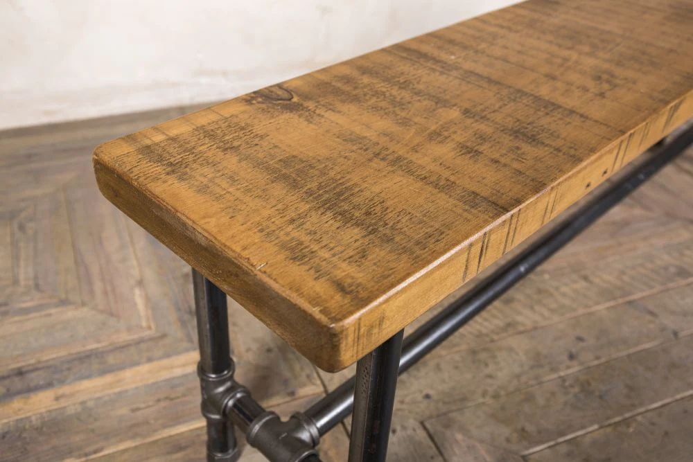 Bespoke Steel Pipe Bench - Image 2