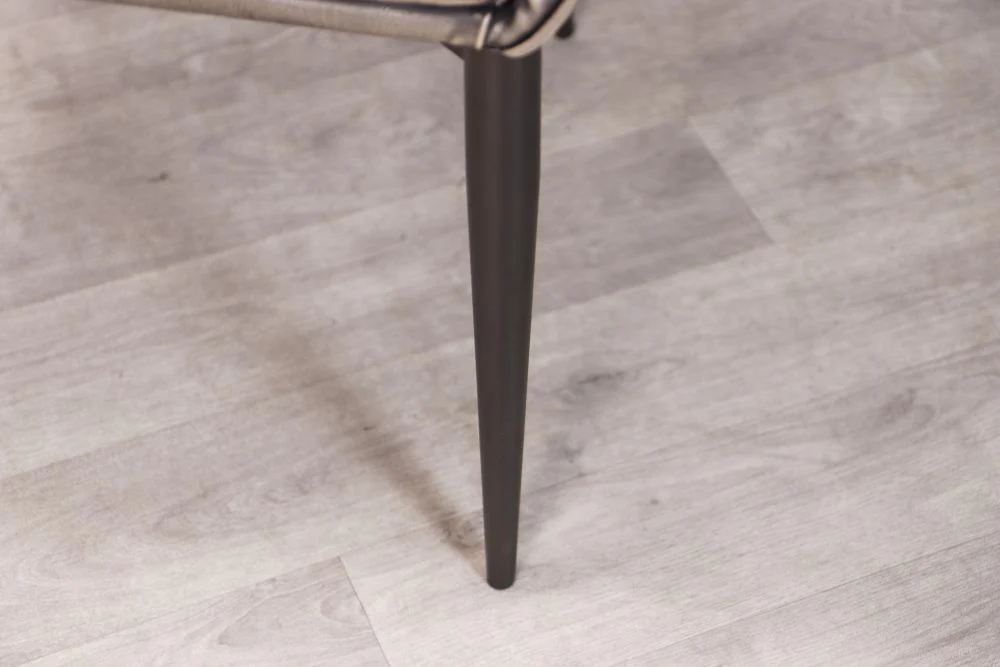 Sutton Faux Leather Curved Back Dining Chair - Image 14