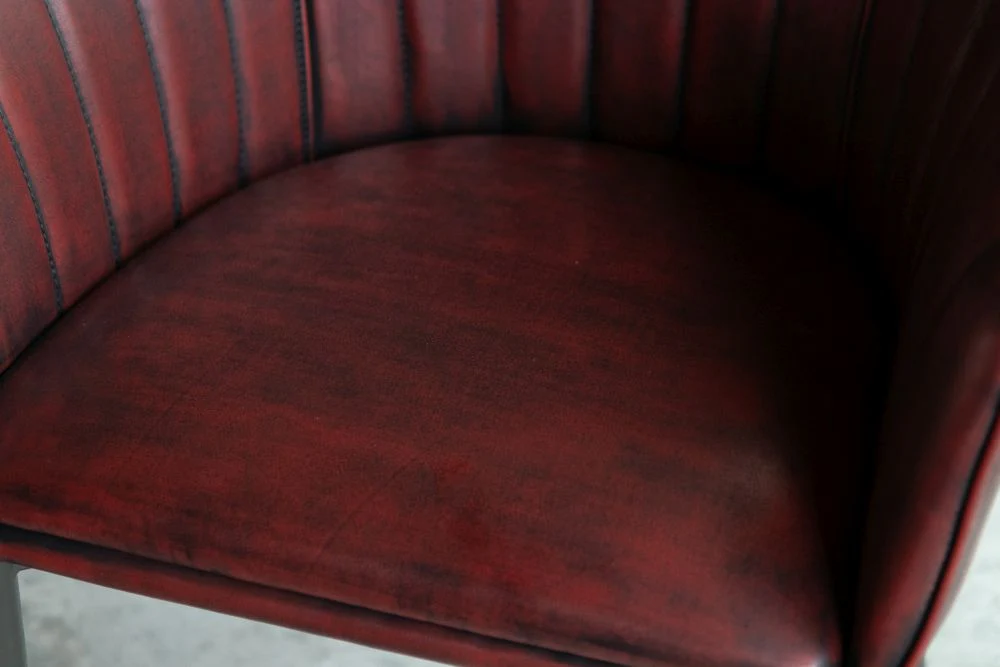 Sutton Faux Leather Curved Back Dining Chair - Image 16