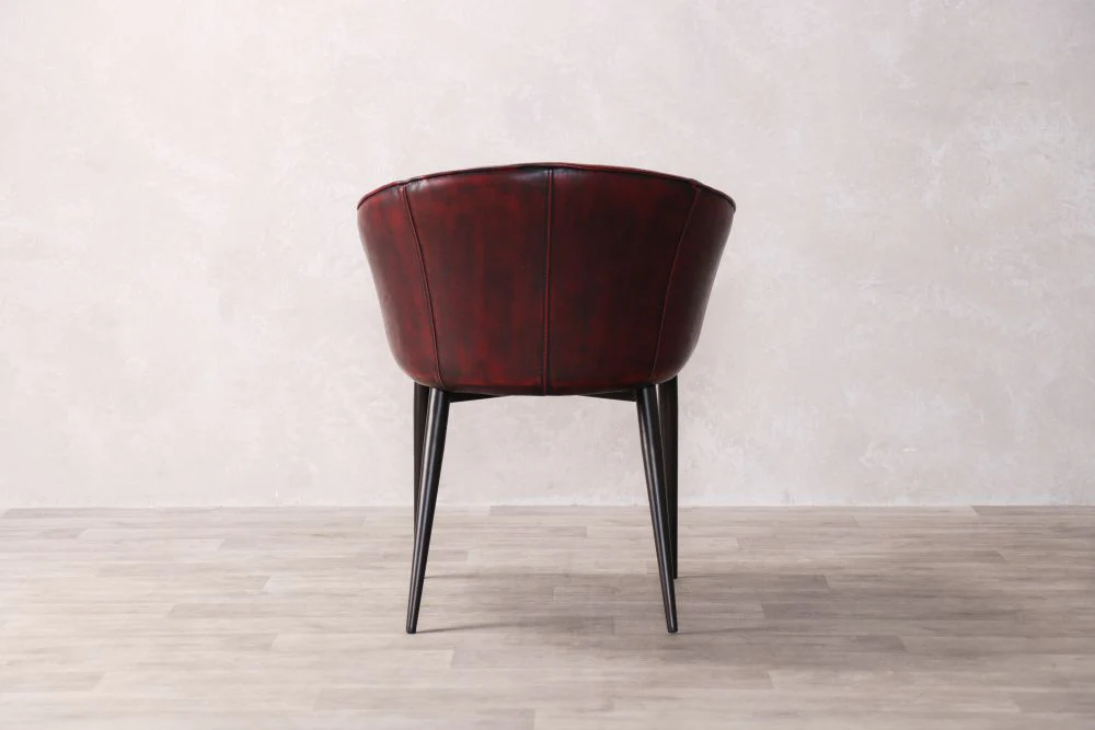 Sutton Faux Leather Curved Back Dining Chair - Image 20