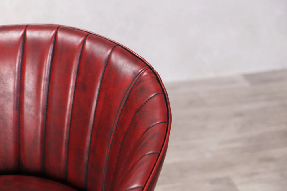 Sutton Faux Leather Curved Back Dining Chair - Image 22