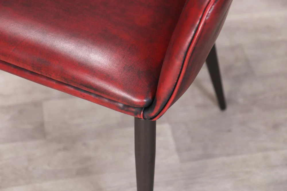 Sutton Faux Leather Curved Back Dining Chair - Image 23