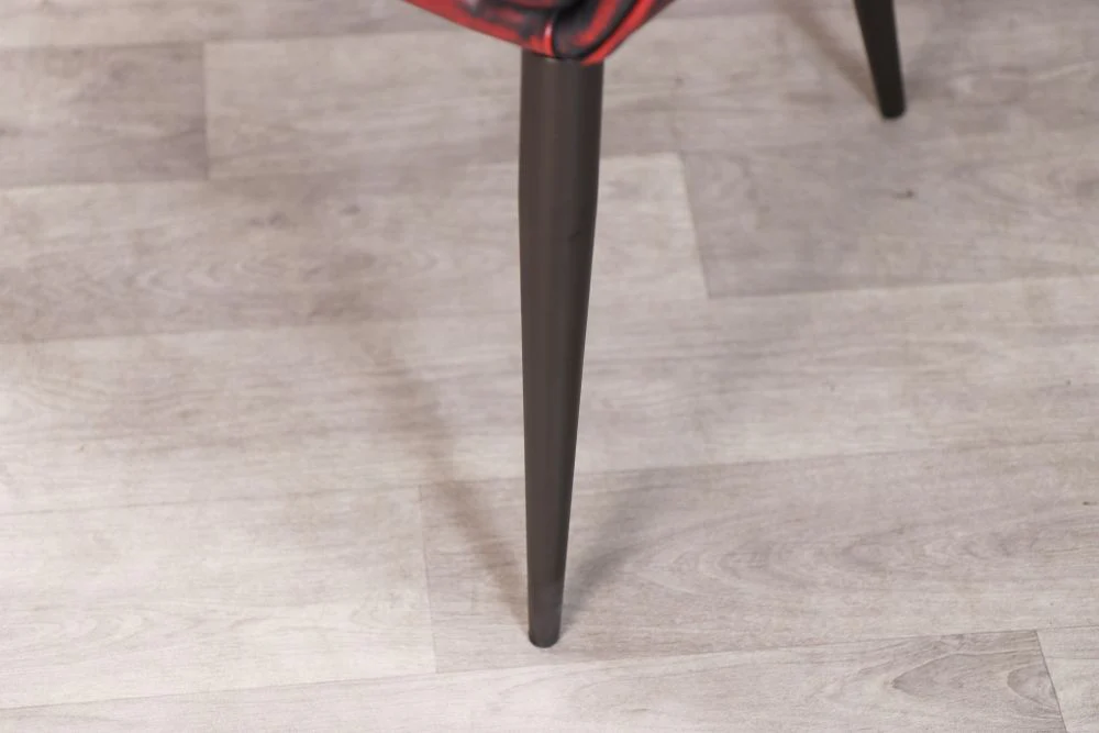 Sutton Faux Leather Curved Back Dining Chair - Image 24