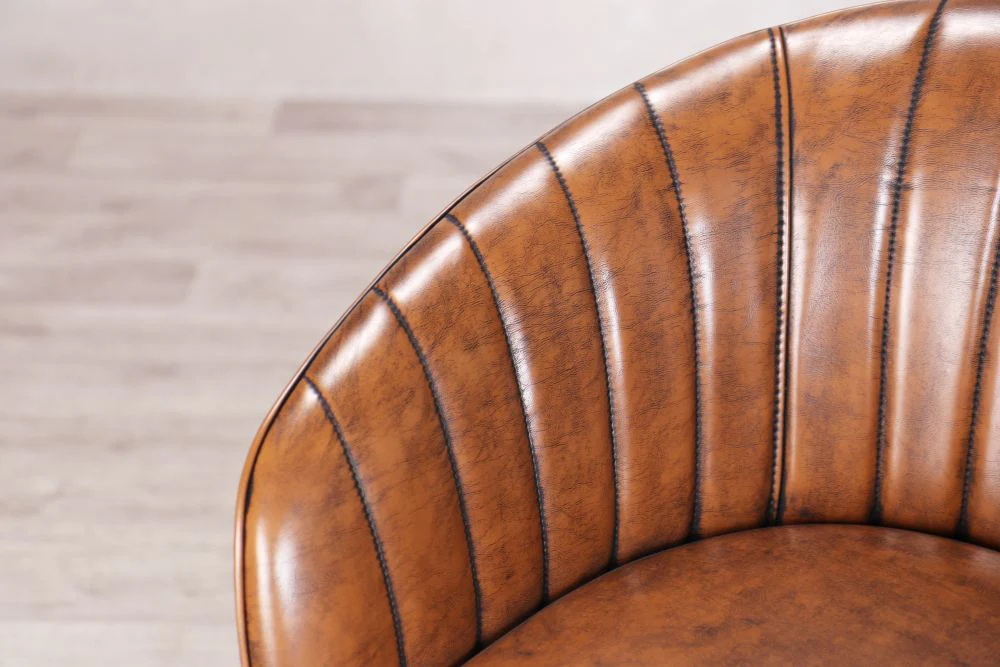Sutton Faux Leather Curved Back Dining Chair - Image 33