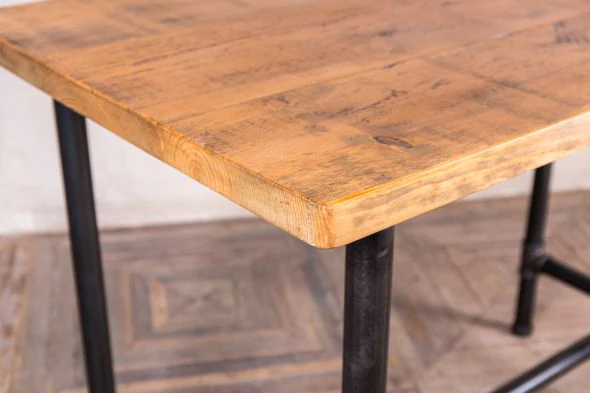Steamer Tall Pipework Bar Table (Poseur) - Image 11