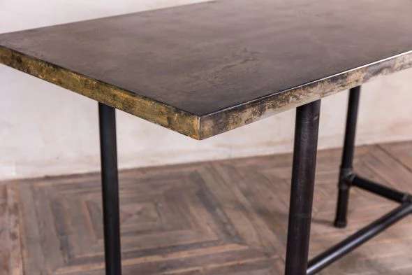 Steamer Tall Pipework Bar Table (Poseur) - Image 15