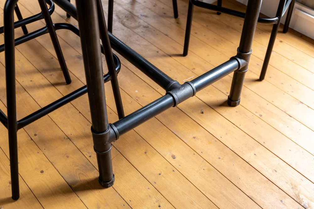 Steamer Tall Pipework Bar Table (Poseur) - Image 22