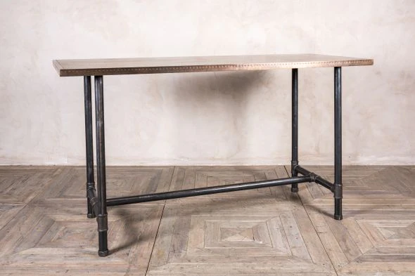 Steamer Tall Pipework Bar Table (Poseur) - Image 5