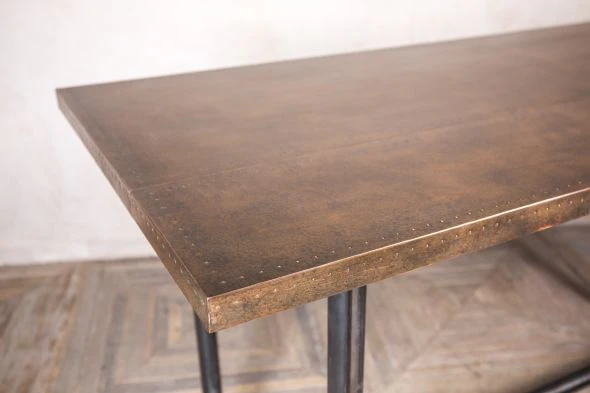 Steamer Tall Pipework Bar Table (Poseur) - Image 7