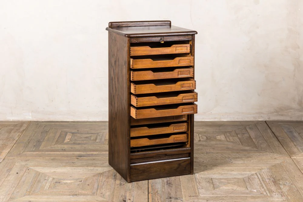 Tambour Fronted Filing Drawers - Image 3