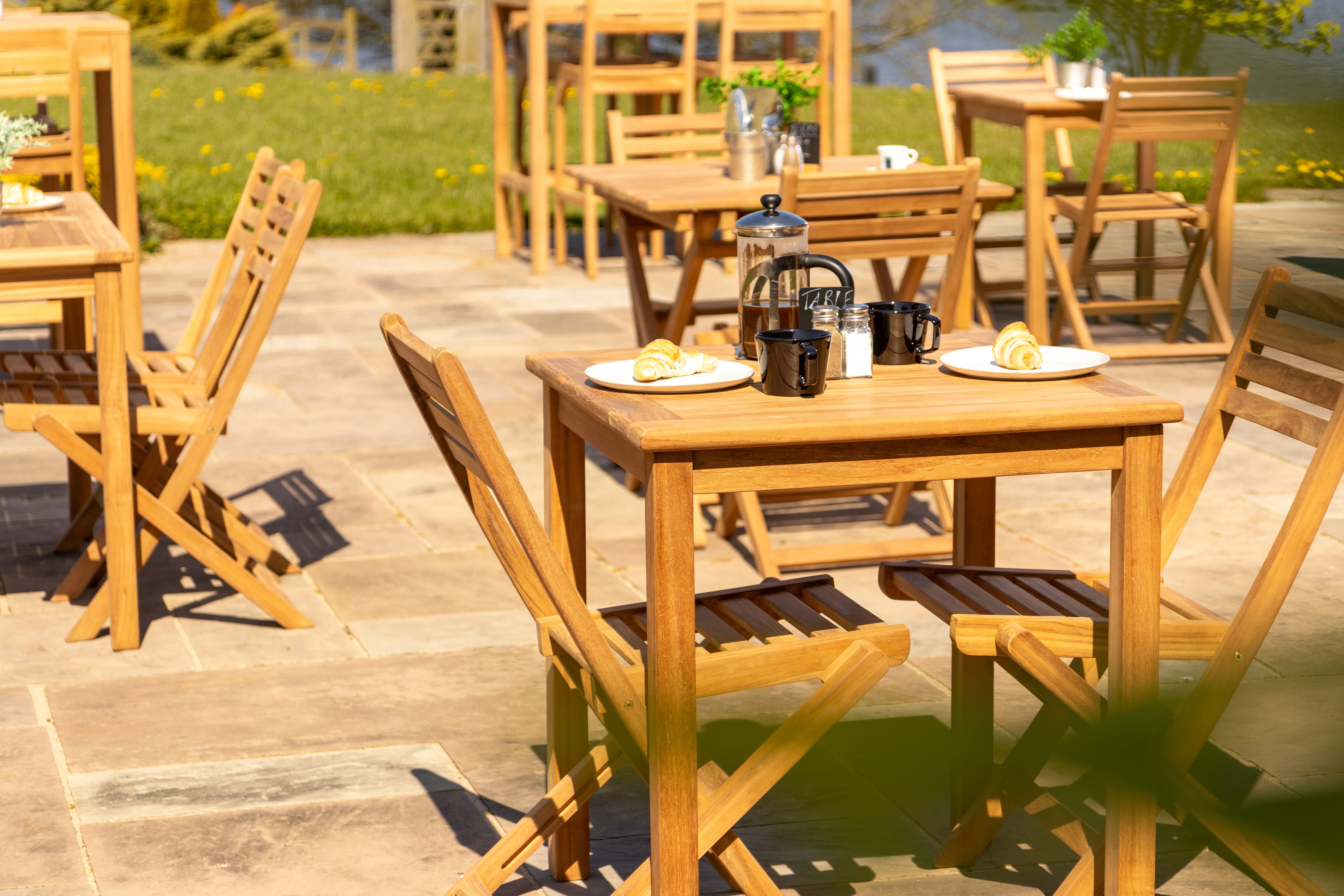 Teak Outdoor Dining Table - Image 17