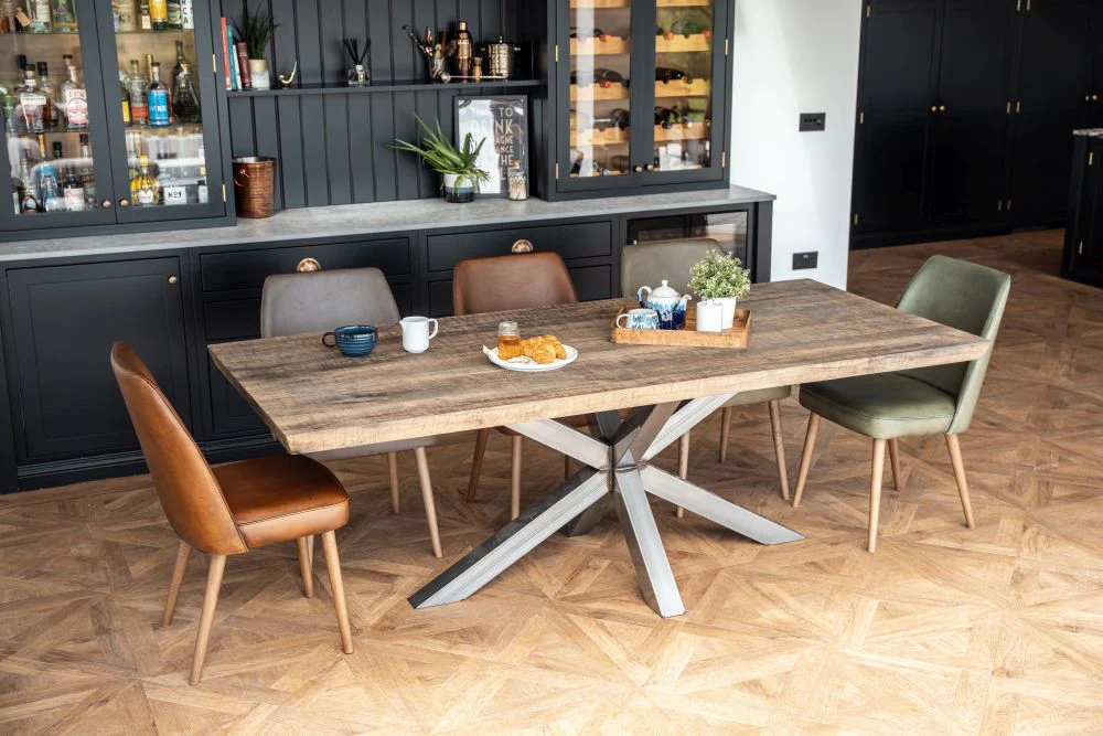 Theron Leather Dining Chair - Image 6