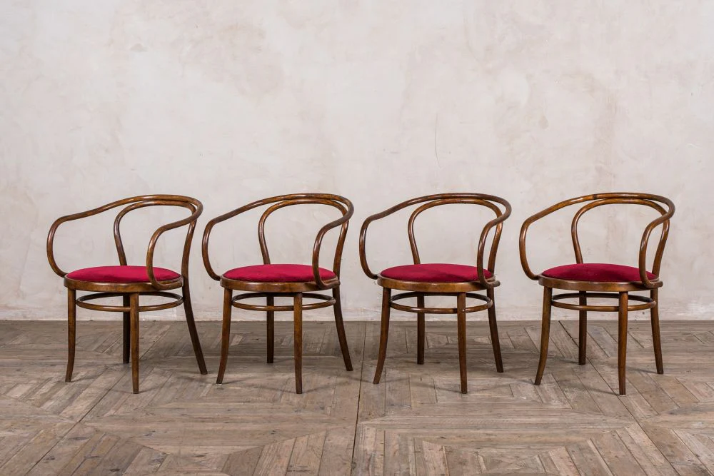 Vintage Mid-Century Thonet 209 Bentwood Chairs