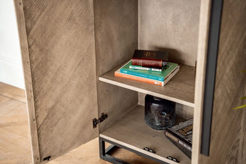 Tiverton Tall Oak Cupboard Range - Image 8