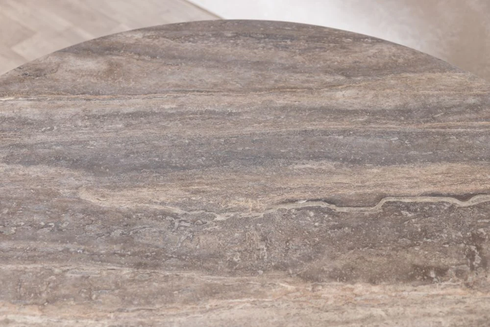 Travertine Top Round Dining Table Range - 130cm - Image 22
