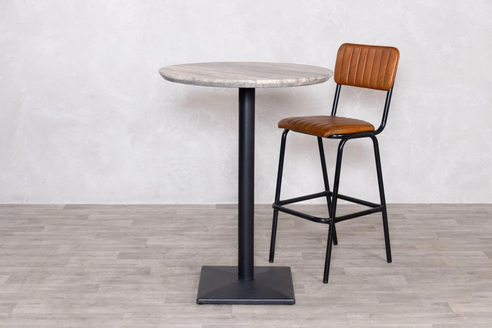 Travertine Top Round Bar Table Range - Image 4