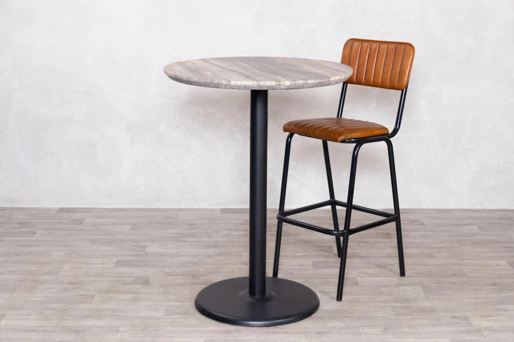 Travertine Top Round Bar Table Range - Image 9