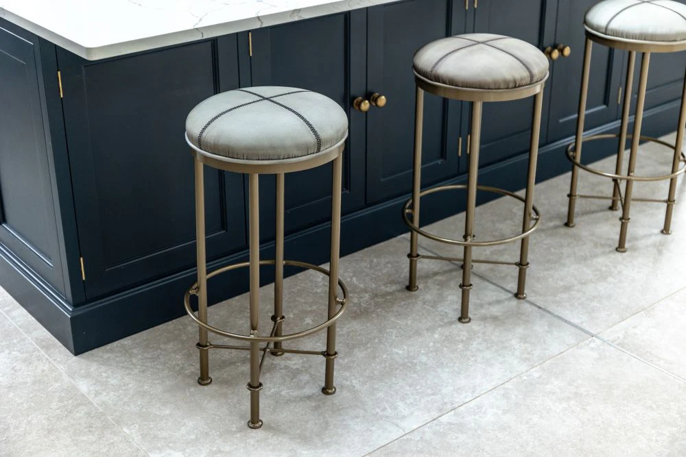 York Upholstered Bar Stools - Image 4