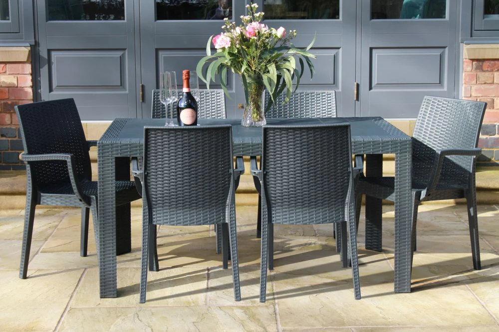 Valencia Outdoor Furniture Set of Two - Taupe - Image 11