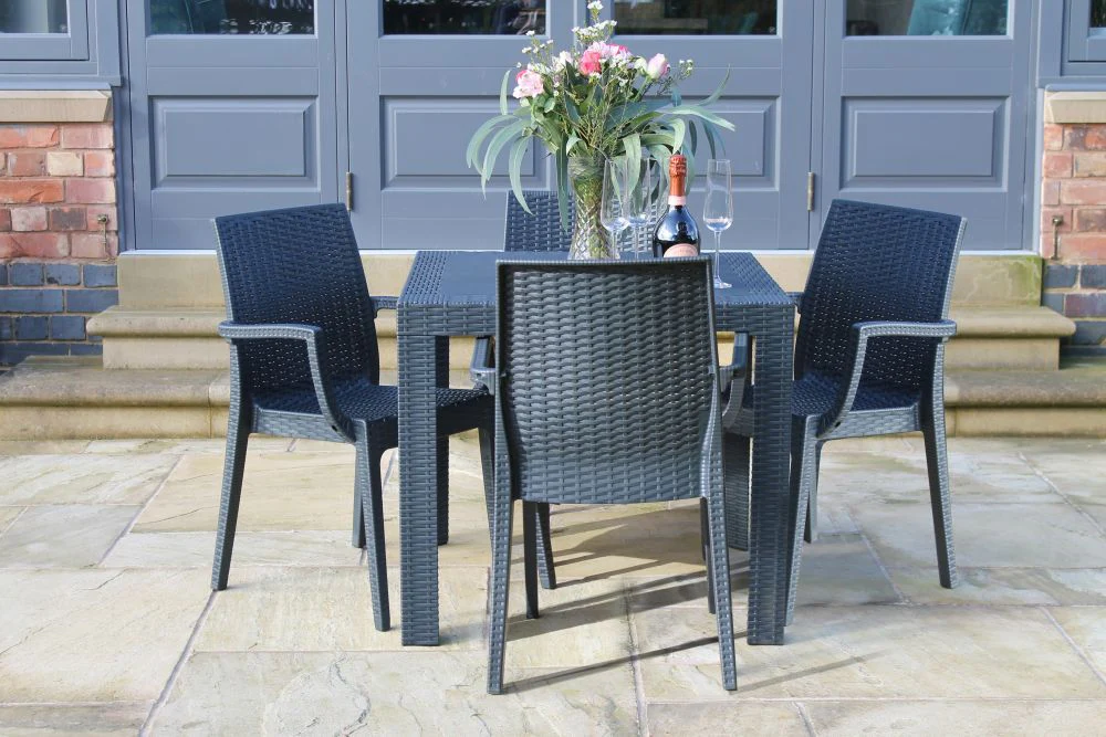 Valencia Garden Furniture Set of Six - Grey - Image 2