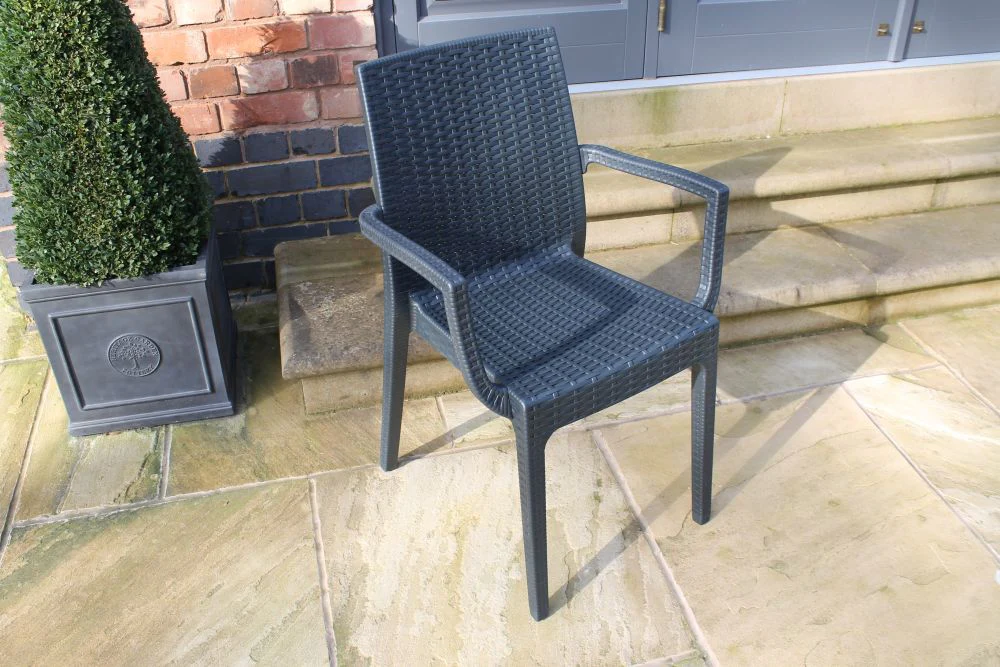 Valencia Garden Furniture Set of Six - Grey - Image 7