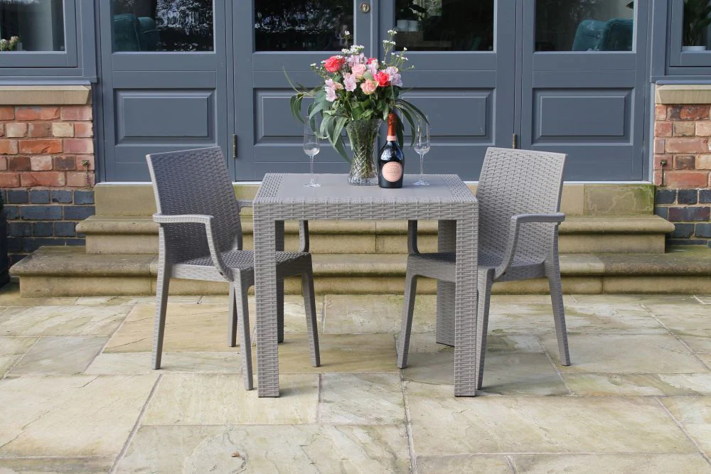 Valencia Garden Furniture Set of Six - Grey - Image 9