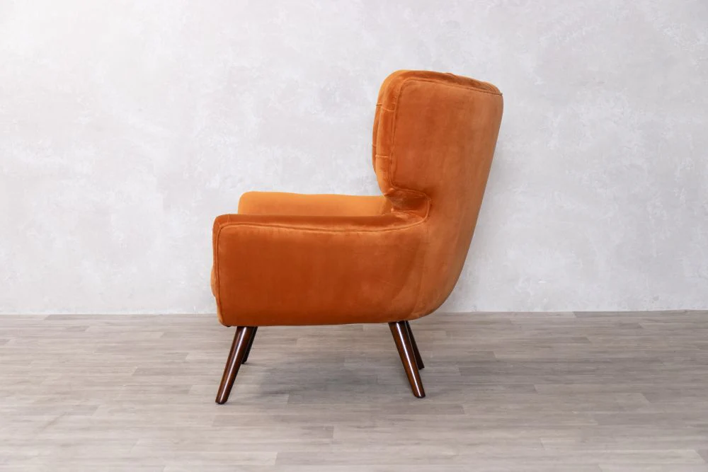 Arlo Velvet Armchair - Image 3