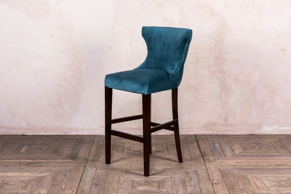 Chester Velvet Bar Stool - Image 12