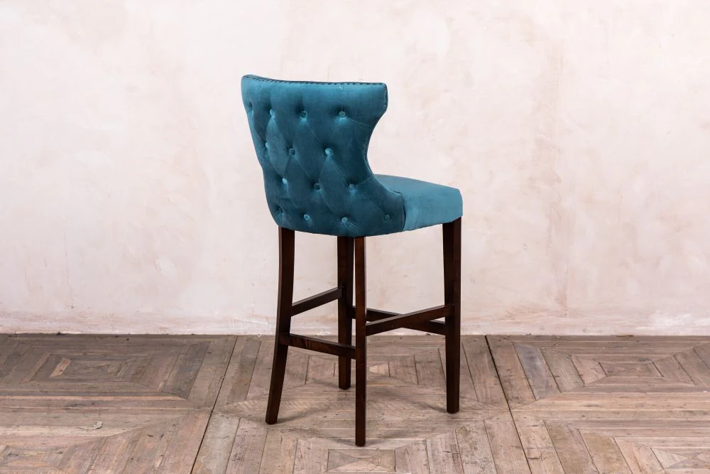 Chester Velvet Bar Stool - Image 13