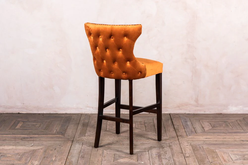 Chester Velvet Bar Stool - Image 9