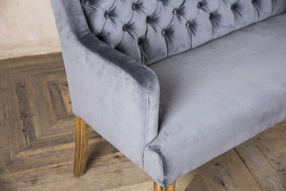 Marseille Velvet Dining Bench Range - Image 8