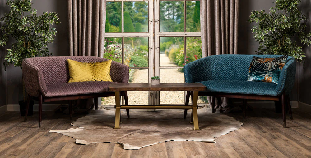 Bavaria Velvet Loveseat Range