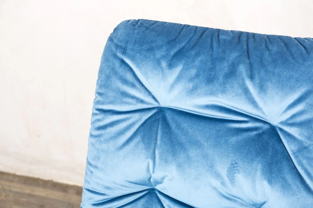 Pair of Celine Velvet Dining Chairs - Image 5