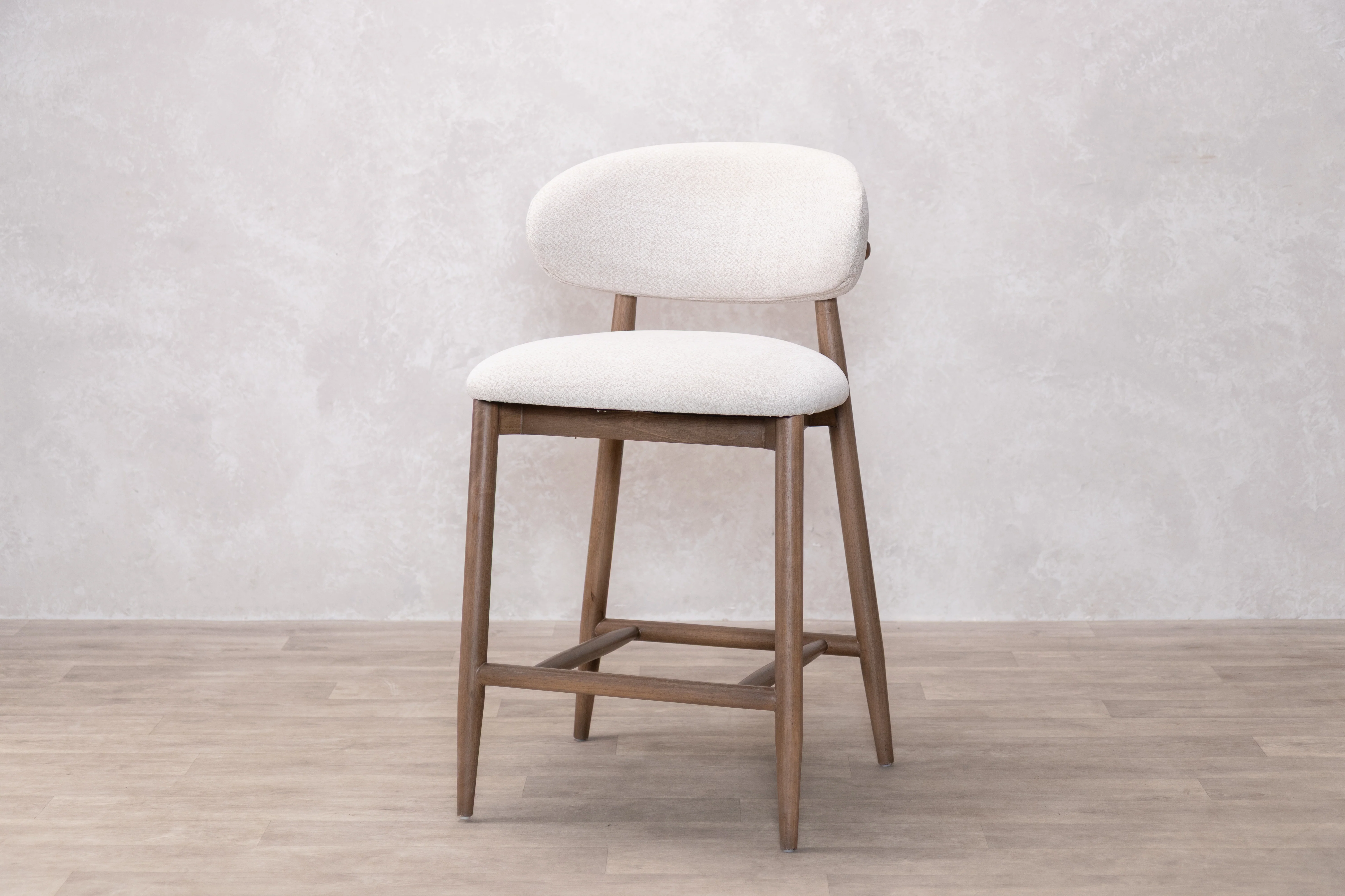 Venice Counter Stool in Oatmeal - SECONDS ITEM