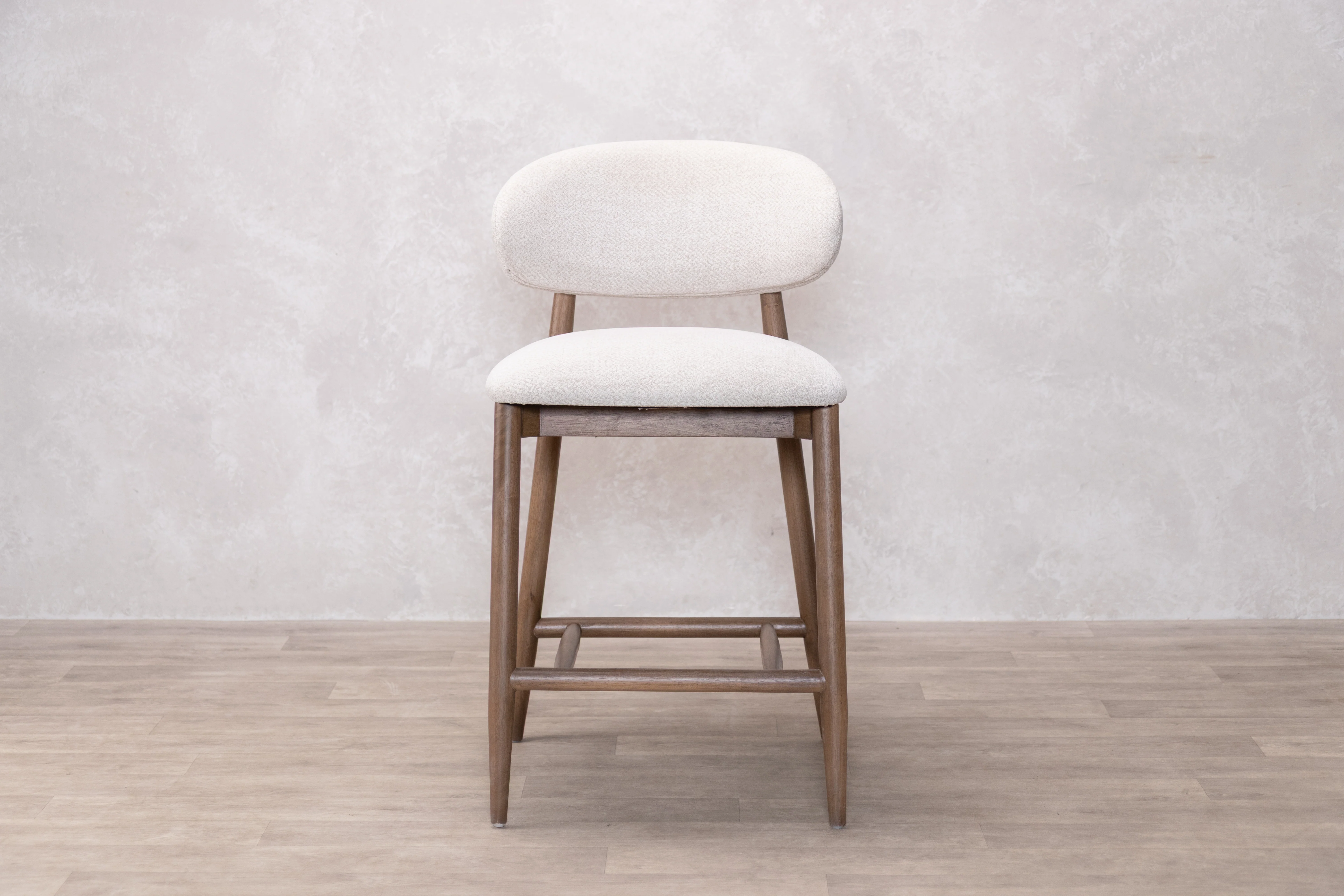 Venice Counter Stool in Oatmeal - SECONDS ITEM - Image 2