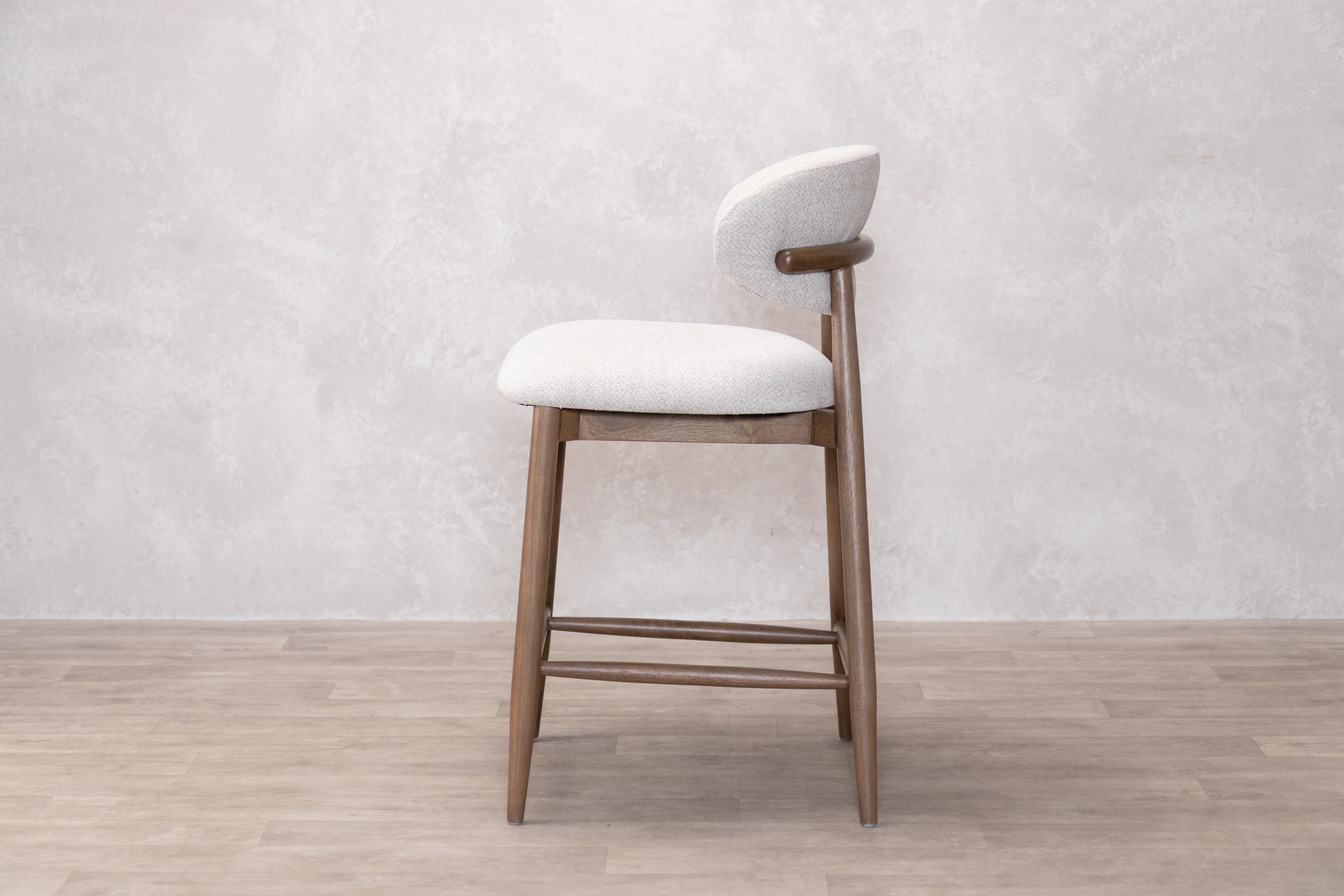 Venice Counter Stool in Oatmeal - SECONDS ITEM - Image 3