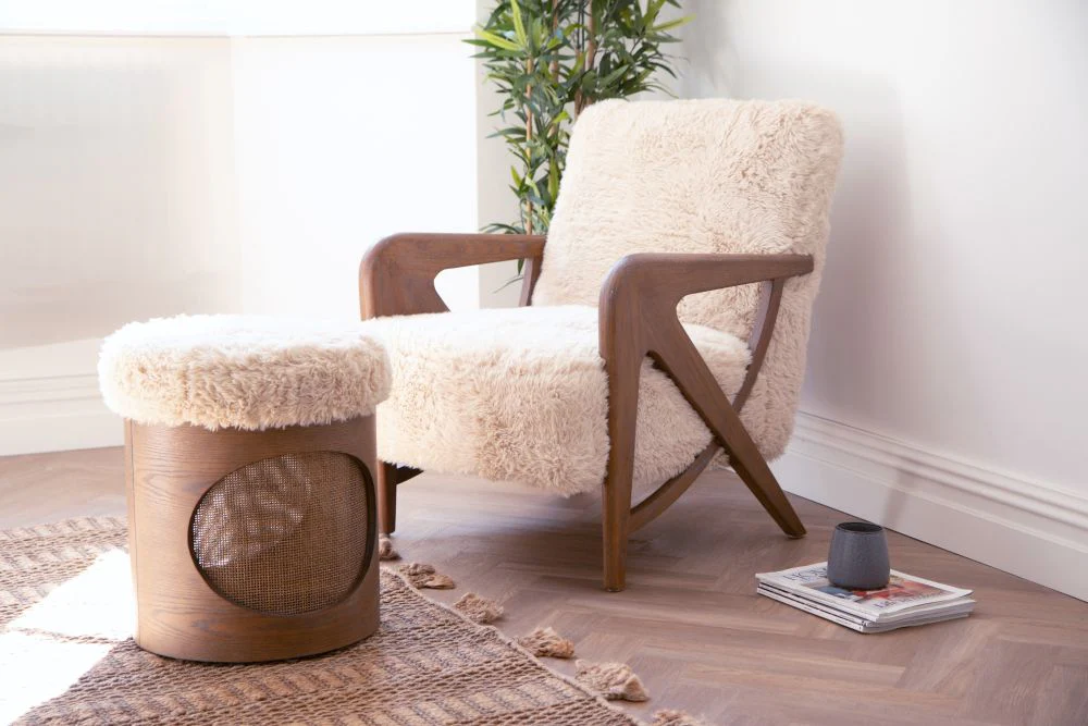 Verbier Long Faux Fur Armchair Range - Image 21