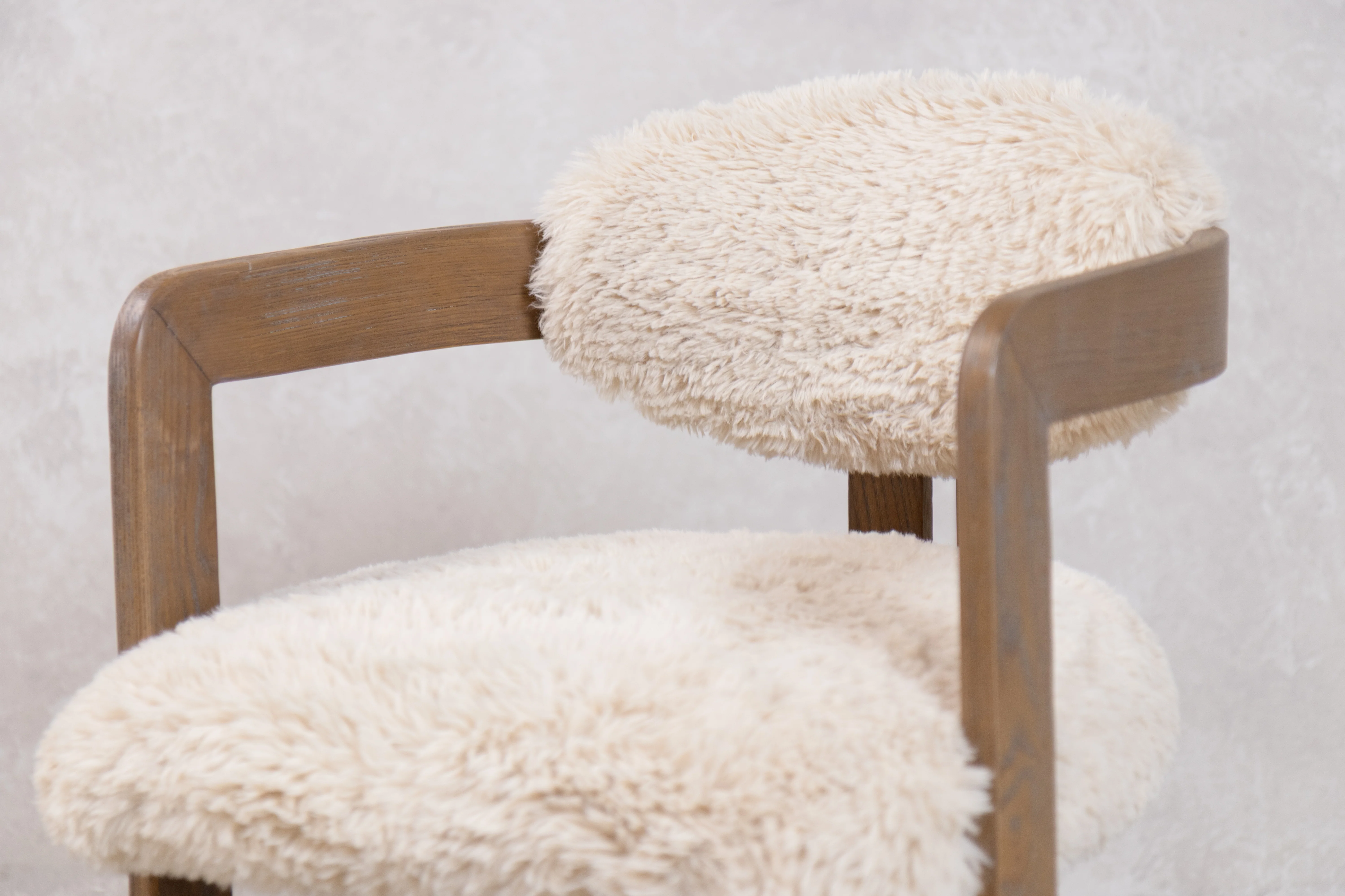 Vermont Faux Fur Dining Chair - Image 7
