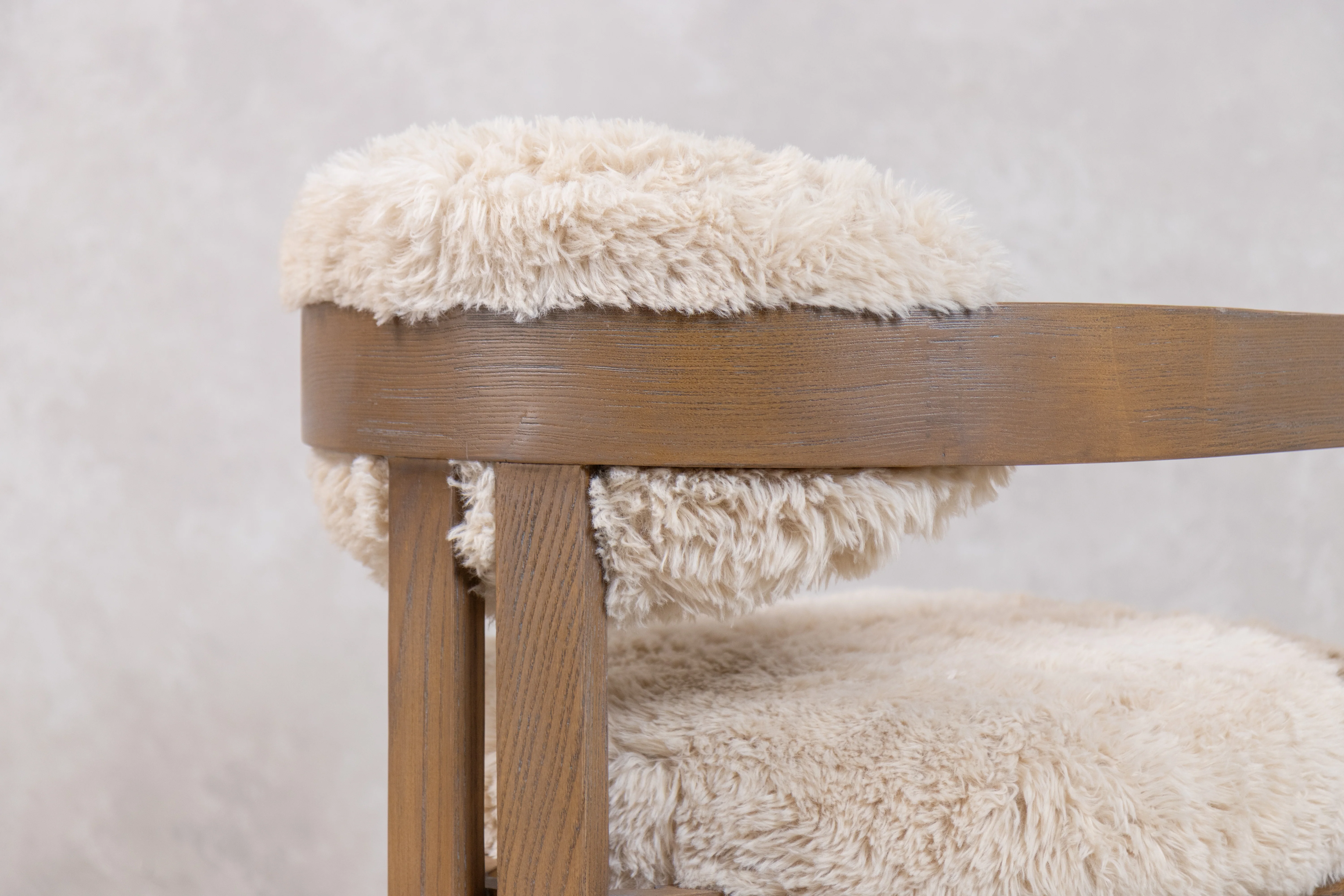 Vermont Faux Fur Dining Chair - Image 9