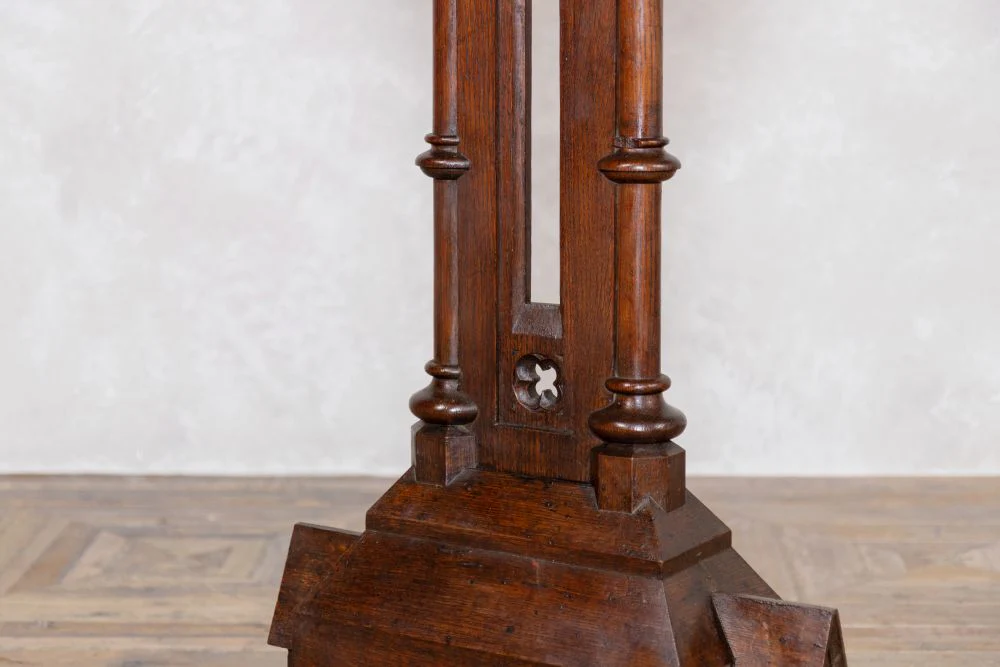 Vintage Victorian Oak Front of House Lectern Stand - Image 14