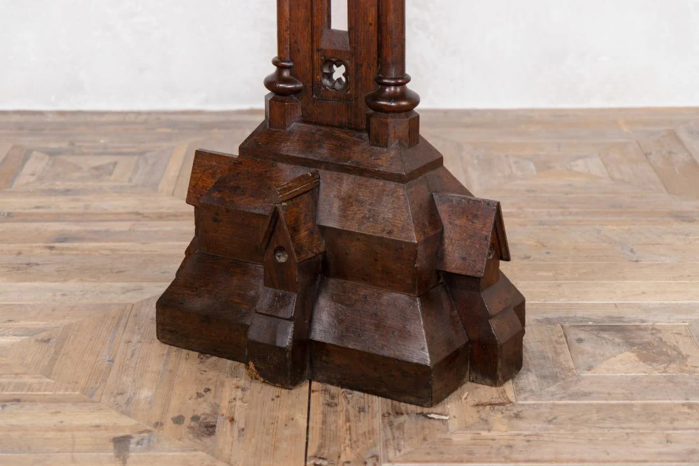 Vintage Victorian Oak Front of House Lectern Stand - Image 15