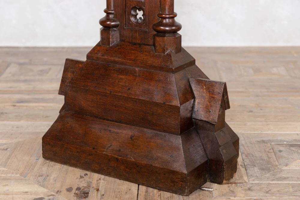Vintage Victorian Oak Front of House Lectern Stand - Image 16