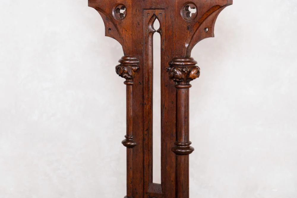 Vintage Victorian Oak Front of House Lectern Stand - Image 9