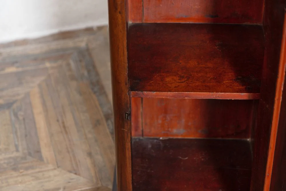 Victorian Mahogany Marble Top Bedside Cupboard - Image 6