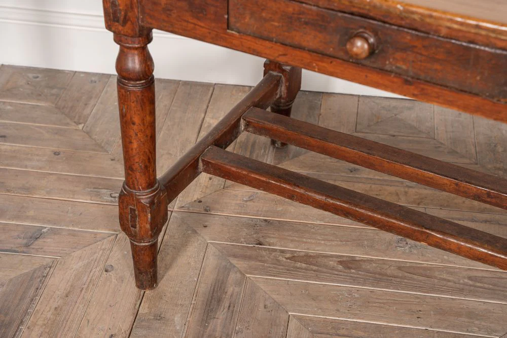 Victorian Pine Serving Side Table - Image 10