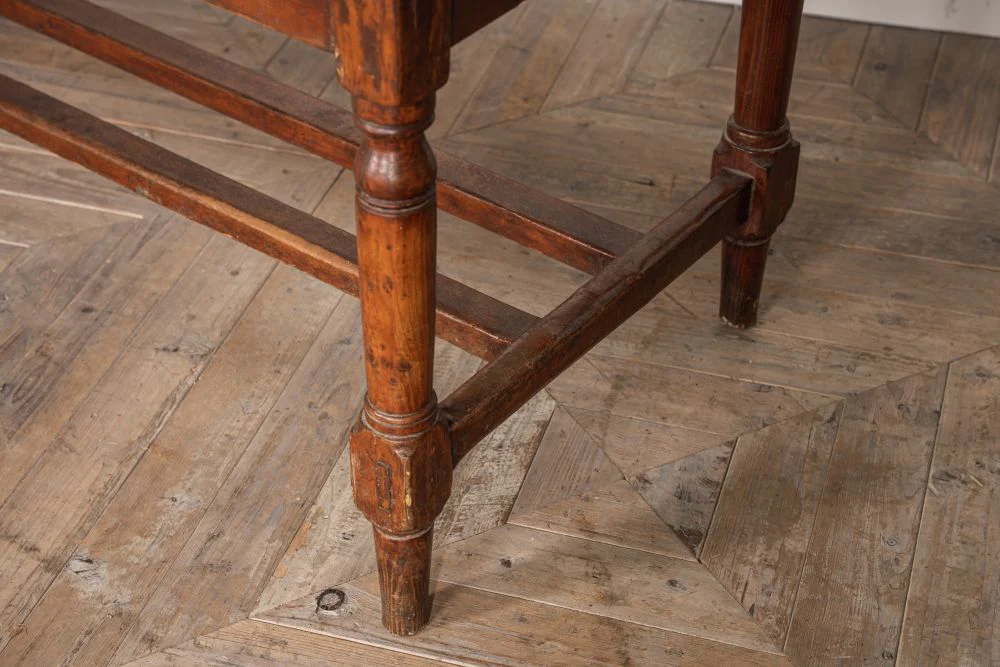Victorian Pine Serving Side Table - Image 11