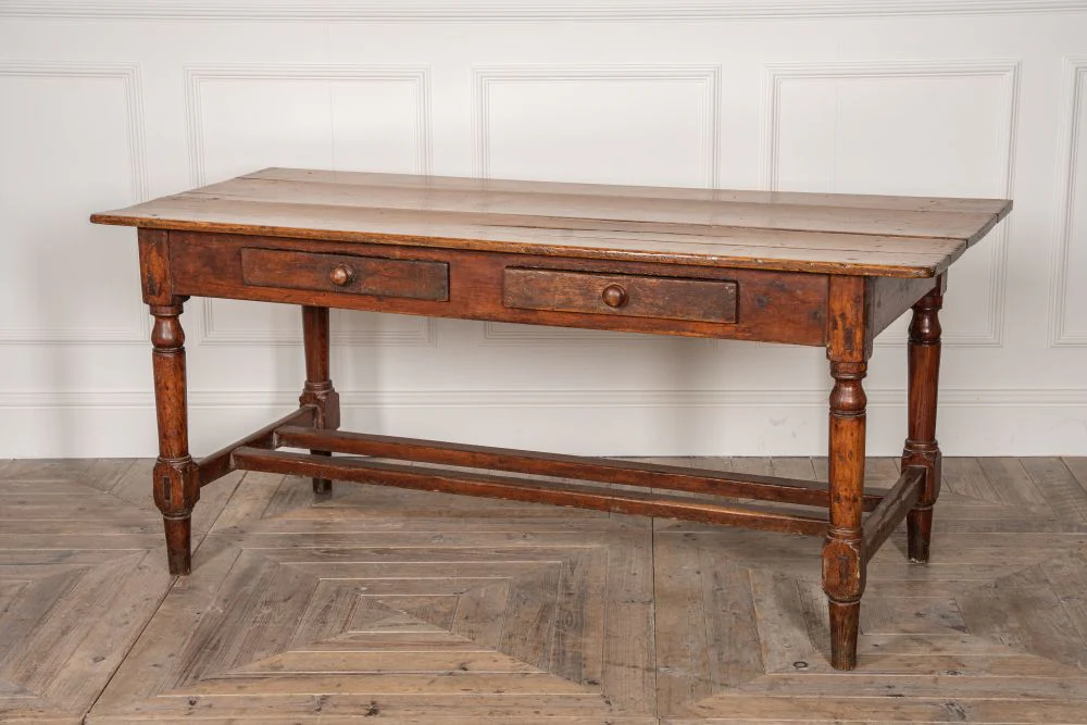 Victorian Pine Serving Side Table - Image 2