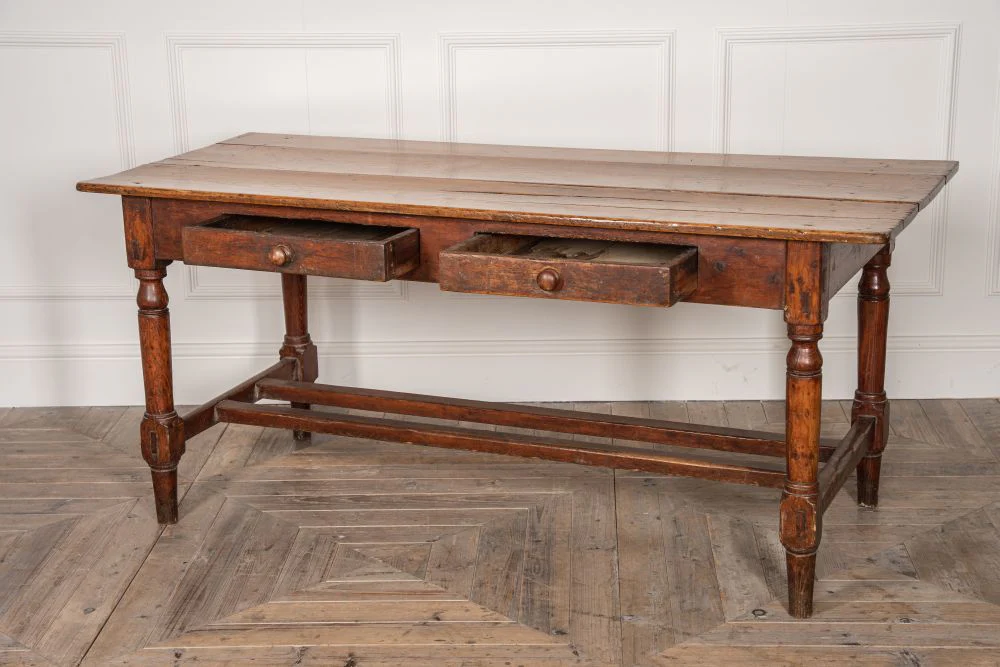 Victorian Pine Serving Side Table - Image 3